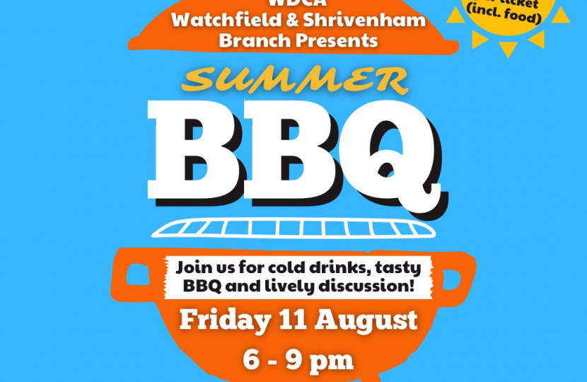 Watchfield & Shrivenham Brand BBQ Poster